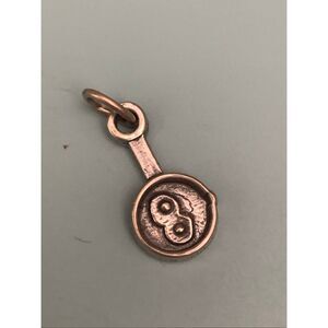 .925 Frying Pan Sterling Silver Jewelry Charm #cook #chef #kitchen utensils